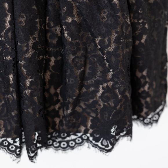 Roberto Rodriguez for Neiman Marcus Black lace mini dress Size: 6 - Picture 2 of 7